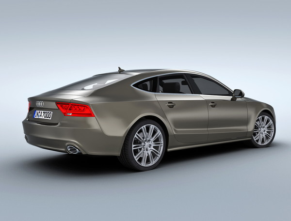 3d model audi car - Audi A7 Sportback (2011) by Swan3DStudios